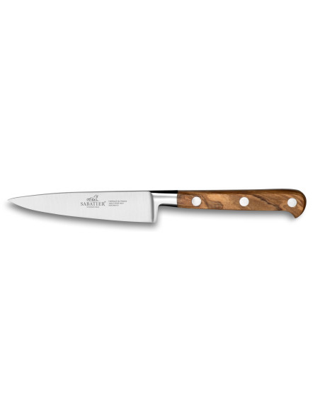 Set mit 2 Messern SABATIER Provençao 100% geschmiedet Griffe aus Olivenholz