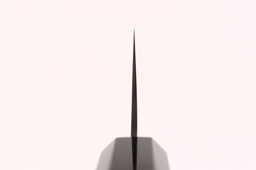Handgjord japansk kockkniv (20 cm) från Hatsukokoro Chromax med handtag i teak