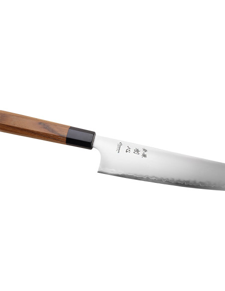 Hatsukokoro Chromax Handcrafted Japanese Chef's Knife, 23 cm, with Teak Handle