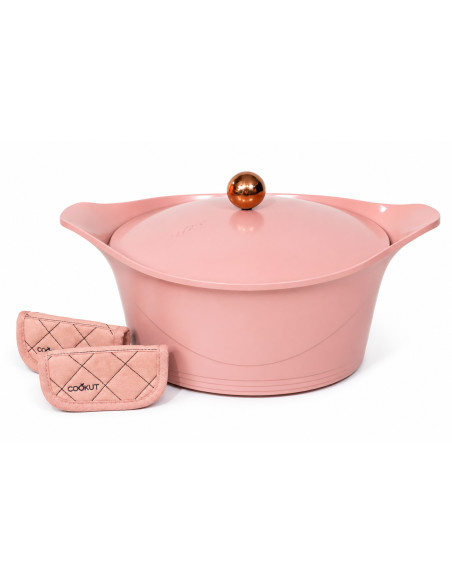 Cookut-verrassingspakket: De ongelooflijke marshmallow-kerstbraadpan van 28 cm, inclusief handvat en ovenwanten + gratis cadeau