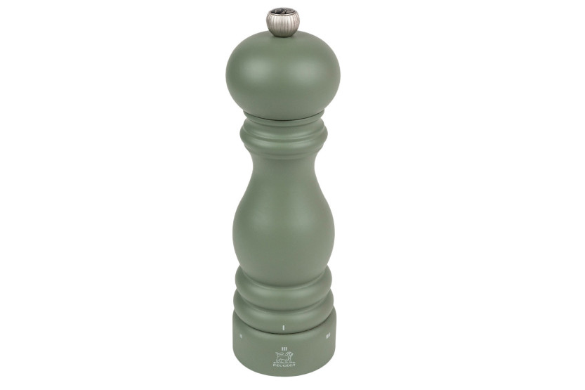 Gavesett med 2 Peugeot Paris U'Select-kvern i tre, 20 cm – bregnegrønn og salviegrønn