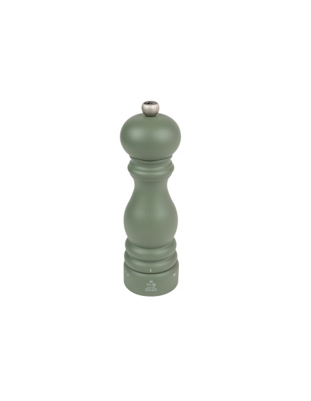 Geschenkdoos met 2 houten Peugeot Paris U'Select-molen van 20 cm – varengroen en saliegroen