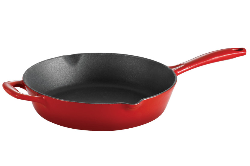 Tramontina Bestow emaljeret støbejernspande, 25 cm, rød, 2,3 l