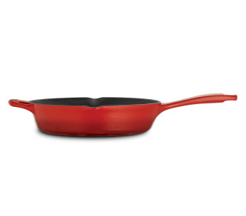 Padella da 25 cm Tramontina Bestow in ghisa smaltata rossa, 2,3 L 2
