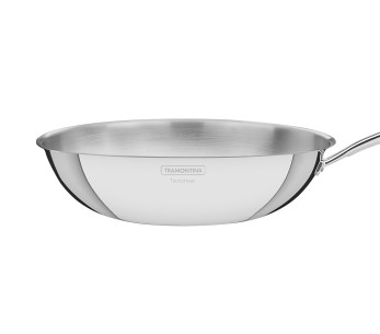 Tramontina Grano 28-cm Triple-Layer Stainless Steel Wok, 3.4 L 2