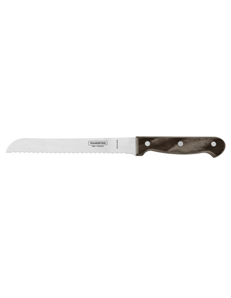 Set of 5 Tramontina Polywood knives made of Technobois and stainless steel