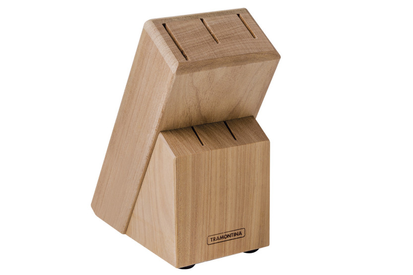 Conjunto de 5 facas Tramontina Polywood em Technobois e aço inoxidável