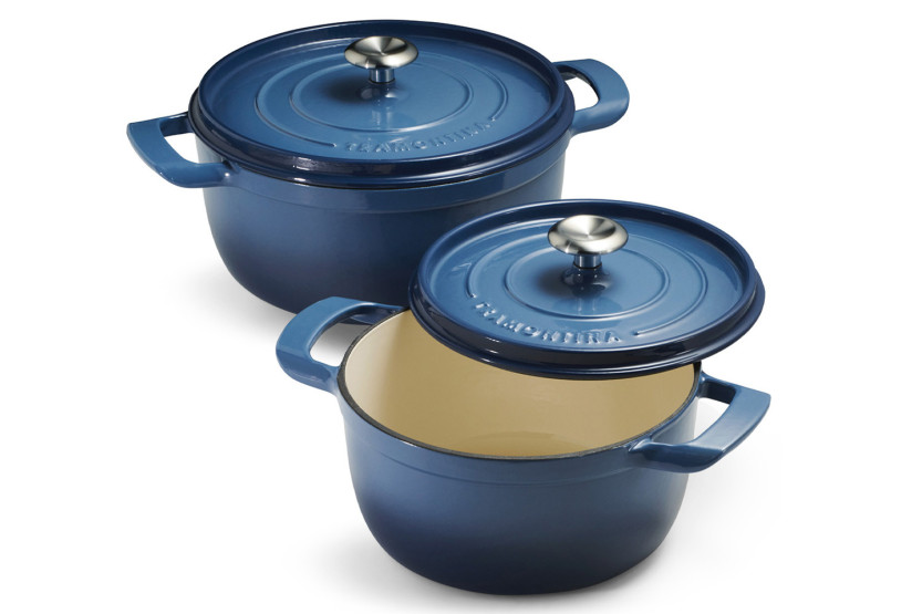Casseruola rotonda Tramontina Ampezzo in ghisa smaltata blu