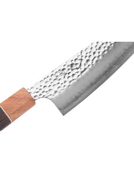 Håndlaget japansk Bunka -kniv, 17 cm, av Yuzo Akira, Tsuchime, VG10