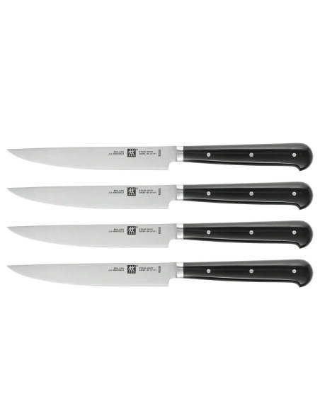 Juego de 4 cuchillos fileteros Zwilling con hojas lisas de 12 cm