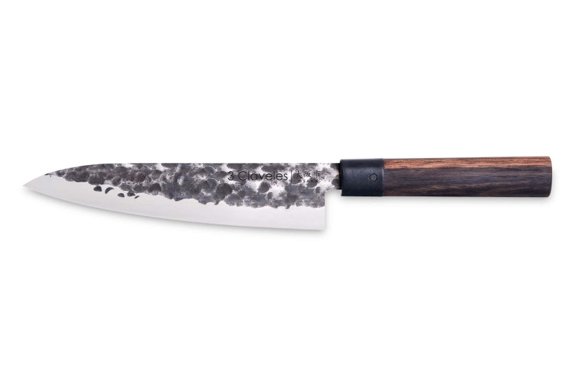 Kokki ' s veitsi 3 Claveles Osaka 20cm käsin taottu grenadilla kahva