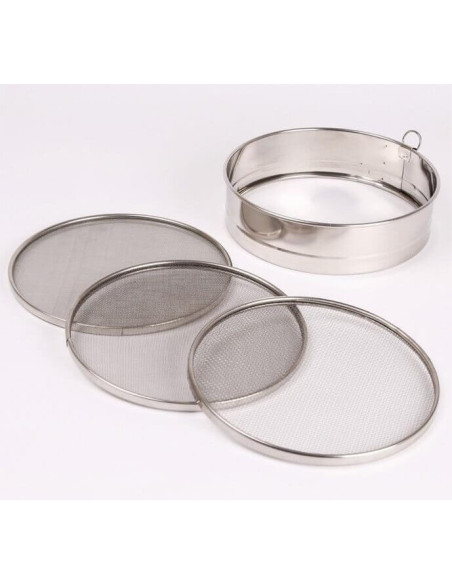 Tamis 3 grelhas inox - 20cm