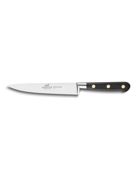 Ideal Carbone 100 % smedet 15 cm fleksibelt blad SABATIER Fileteringskniv