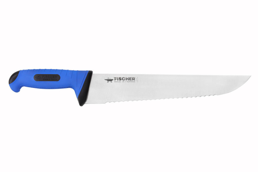 Fischmesser Fischer gezackte Klinge 30cm Griff aus zwei Materialien
