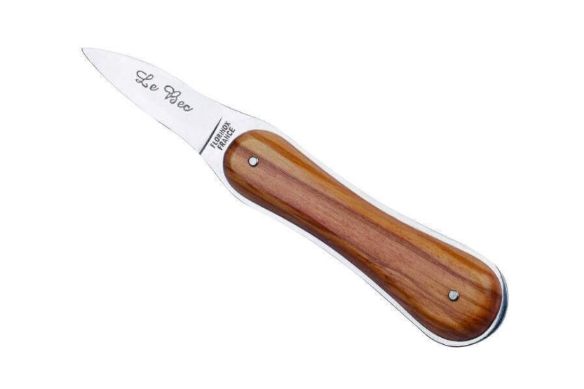 Florinox "Le Bec" oyster knife olive wood and stainless steel