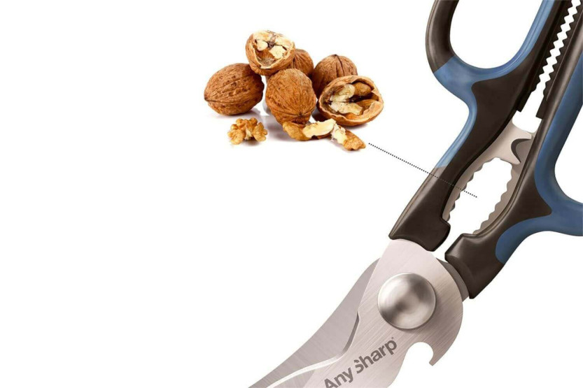Anysharp professional kitchen scissors 5 integrated functions