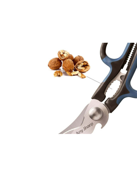 Anysharp professional kitchen scissors 5 integrated functions