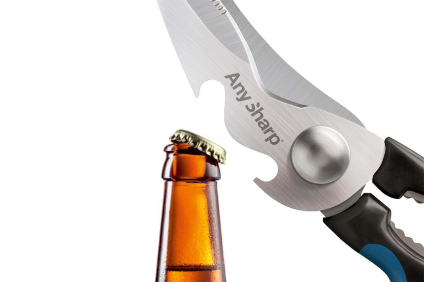 Anysharp professional kitchen scissors 5 integrated functions