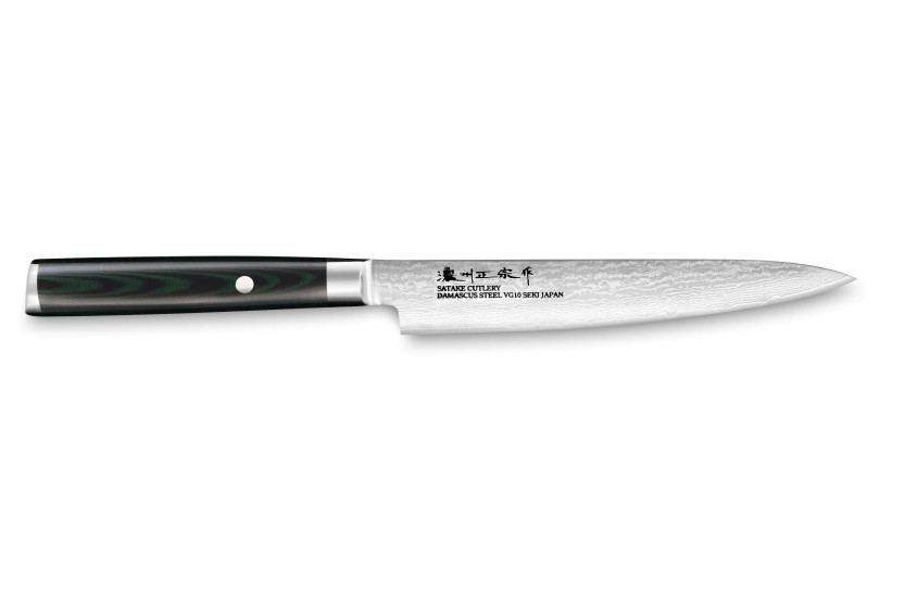 Satake Helios 15cm damaskus 69-lagers japansk universalkniv