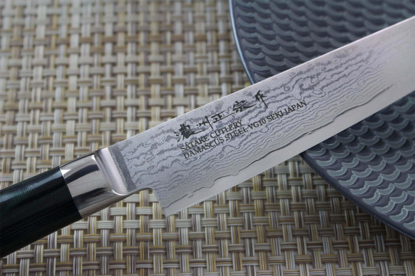 Satake Helios 15cm damascus 69-lagen japans universeel mes