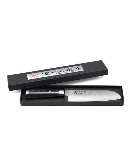 Satake Helios 17cm damascus 69-lagen japans santoku mes