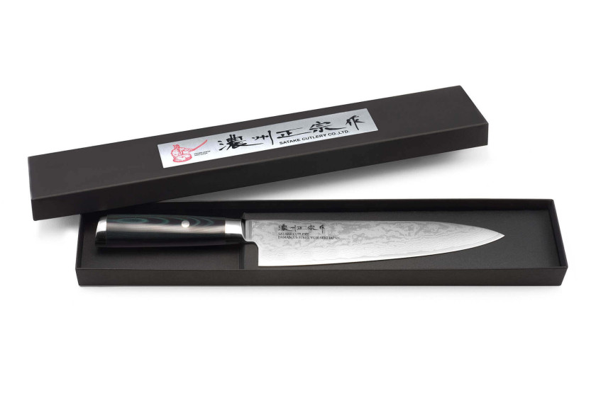 Japanisches Kochmesser Satake Helios 20cm Damast 69 Schichten