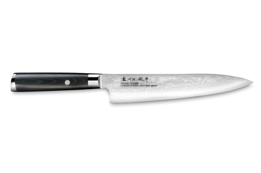 Satake Helios Coltello da chef giapponese 20 cm damasco 69 strati
