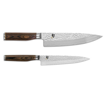 Set med 2 Shun Premier Tim Mälzer Universal + Chef damaskusknivar 2