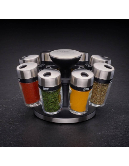Carosello di spezie Cole & Mason 8 bottiglie