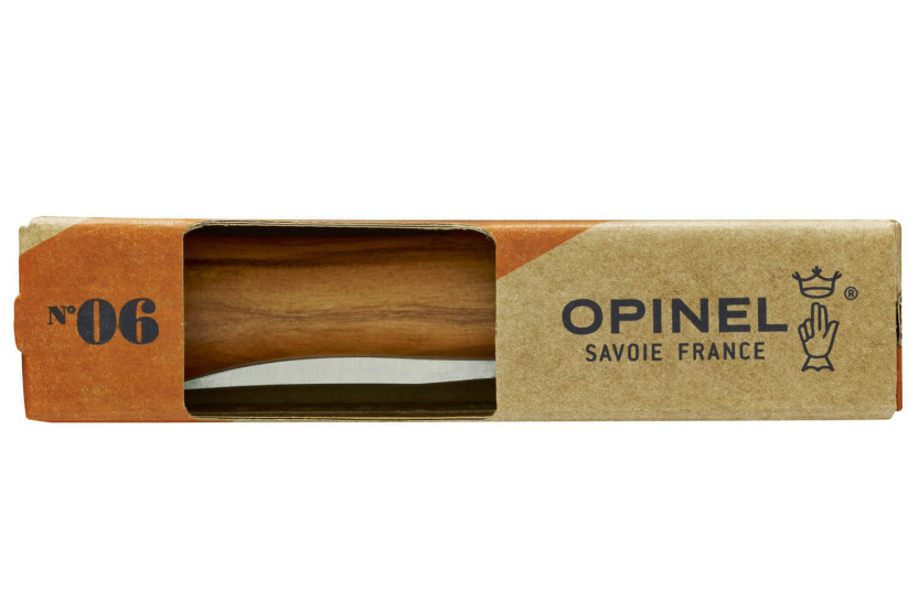 Opinel Tradition Luxe N°6 knife 7cm blade olive wood handle