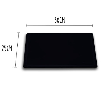 Tabla de cortar blanda Wusthof negra 38x25cm