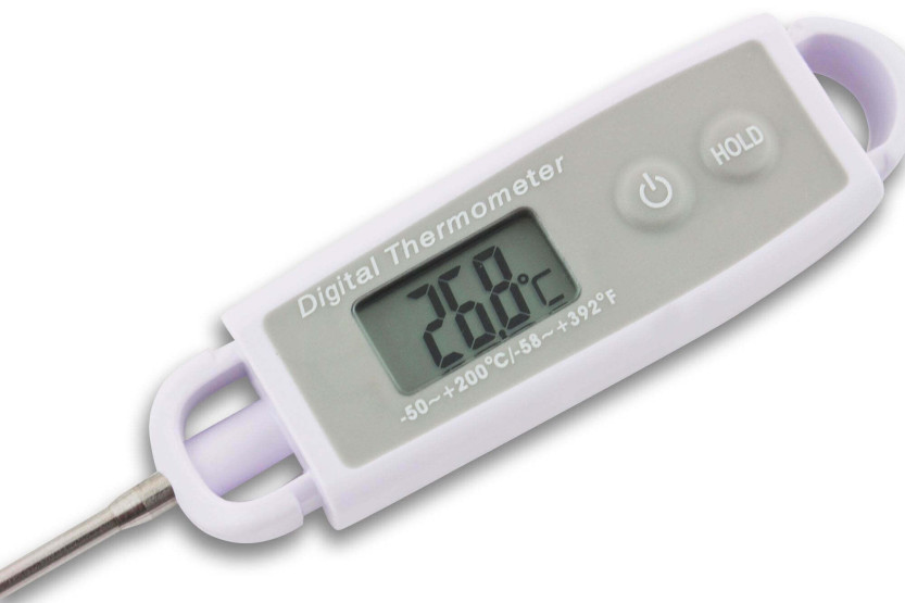 Vattentät digital sondtermometer -50 +200°C Alla France