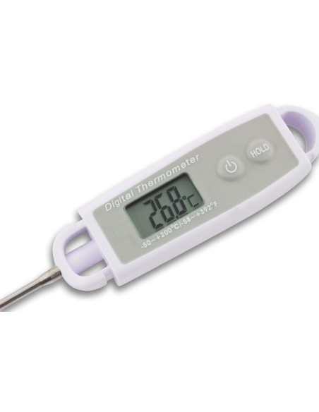 Vattentät digital sondtermometer -50 +200°C Alla France