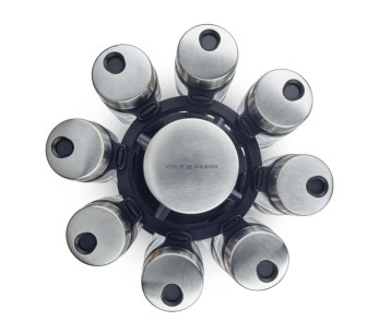 Cole & Mason krydderkarusell med 16 flasker 2