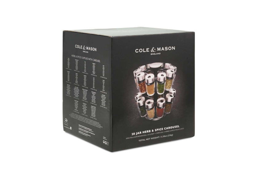Cole & Mason kruidencarrousel 20 flessen