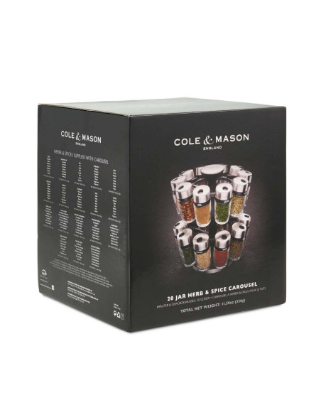 Cole & Mason kruidencarrousel 20 flessen