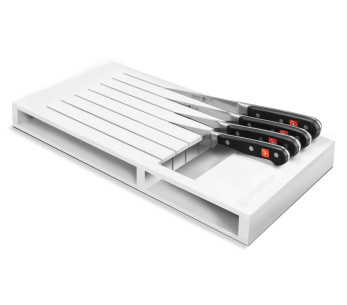 Wüsthof 7-plassers knivstativ i hvit polypropylen