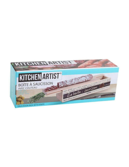 Lata de salsichas 2 em 1 com faca Kitchen Artist