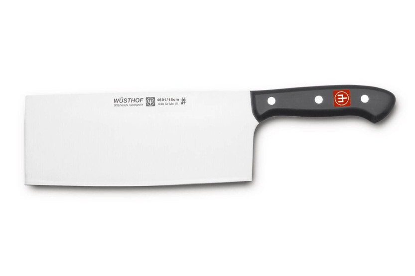 Set di 3 pezzi Wusthof Gourmet Coltello da chef cinese + santoku + forbici