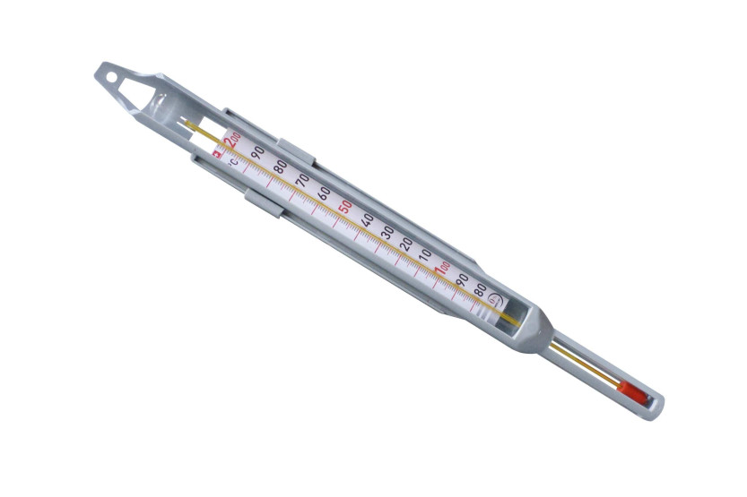 Alla France konditortermometer i glas +80°C till +200°C - 33cm