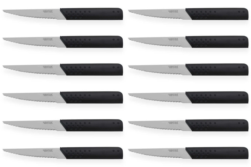 Juego de 12 cuchillos de carne Sabatier XRAY 12cm