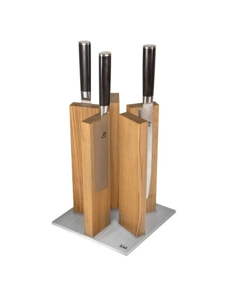 KAI Stonehenge magnetized empty kitchen unit in oak and stainless steel - 10 places