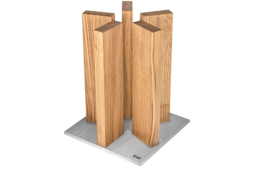 KAI Stonehenge magnetized empty kitchen unit in oak and stainless steel - 10 places