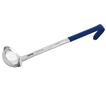 Matfer mestolo professionale 5,9cl in acciaio inox 68mm manico blu