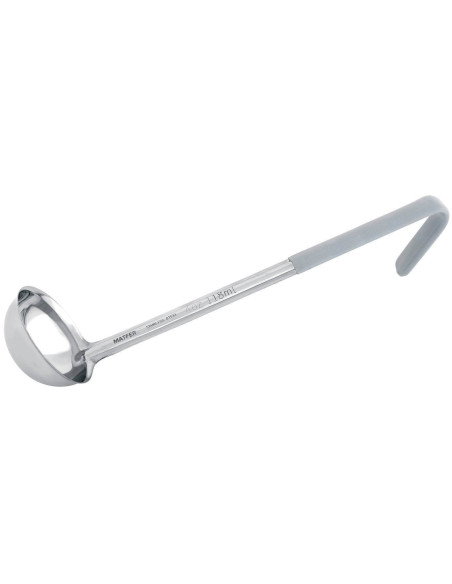 Professional Matfer 11.8cl stainless steel ladle 82mm grey handle