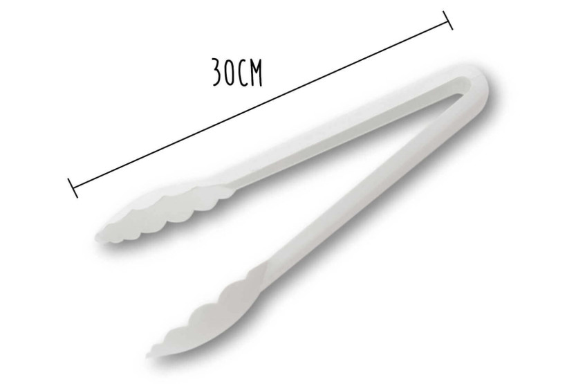 Eichenblattklemme Matfer 30cm Exoglass weiß