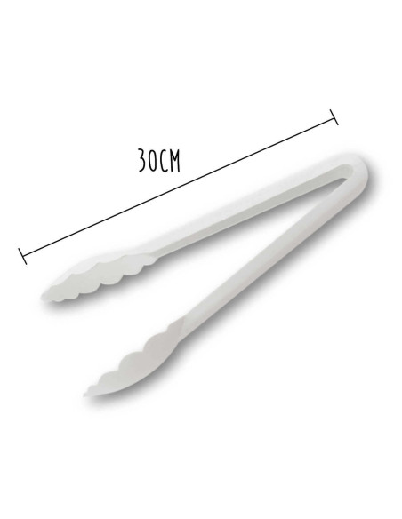 Eichenblattklemme Matfer 30cm Exoglass weiß