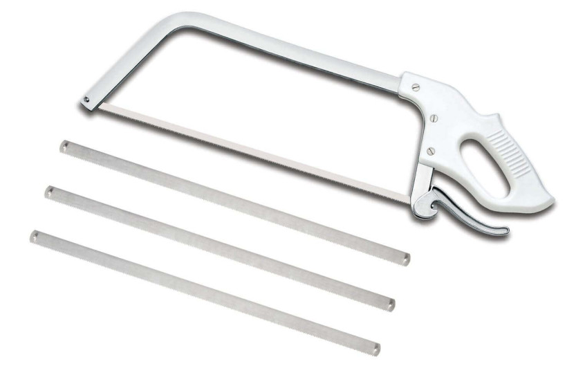 Bargoin American butcher ' s saw stainless steel 45 cm blade + 2 spare blades
