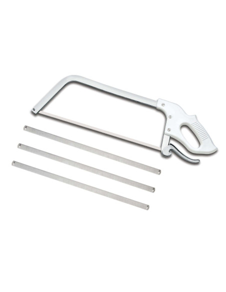 Bargoin American butcher ' s saw stainless steel 45 cm blade + 2 spare blades