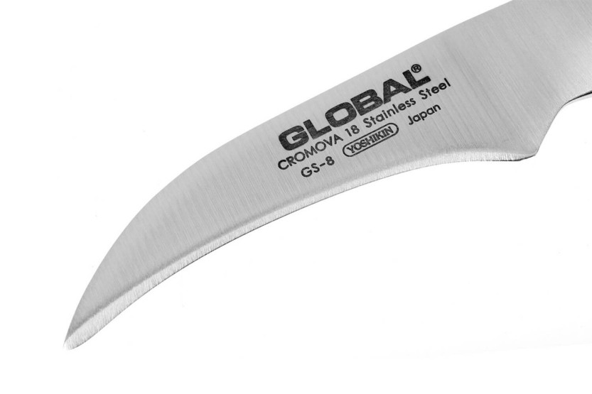 Faca de bico de pássaro japonesa Global GS8 com 7 cm de lâmina